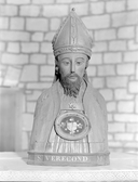 Buste-reliquaire : saint Vereconq, église paroissiale Notre-Dame-de-la-Fosse (Guémené-sur-Scorff)