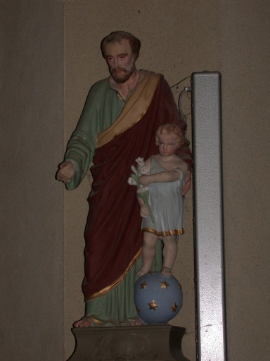 Statue : Saint Joseph et l'Enfant