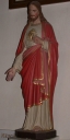 Statue sur culot : Sacré Coeur
