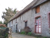 Alignement de maisons, le Haut Gouillon (Miniac-Morvan)