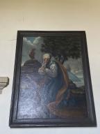 Tableau : Le remords de saint Pierre, église paroissiale de la Sainte Croix (La Croix-Helléan)