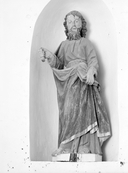 Statue (d'applique, petite nature) : saint non identifié (1), chapelle Saint-Corentin (Neulliac)