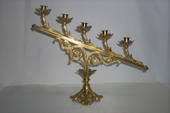 Paire 7 de chandeliers d'autel