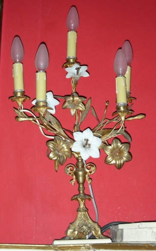 Paire 5 de Chandeliers d'église