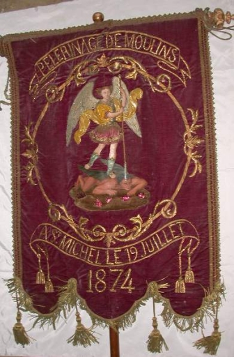 Bannière de procession : Saint Michel, Saint Martin