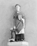 Statue : saint abbé, chapelle Saint-Gildas (Guégon)
