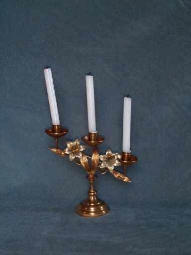 Ensemble 1 de 2 chandeliers d'autel