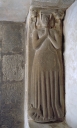 Tombeau : gisant d'une femme de la famille de Pontbriant