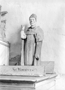 Statue (petite nature) : saint Vincent Ferrier, chapelle Saint-Paterne (Meslan)