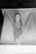 Statue (petite nature, d'applique) calvaire (?) : Vierge de douleur, dite sainte Tréphine, chapelle Saint-Treffin (Callac)