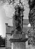 Statue (d'applique, petite nature) : saint Corentin, chapelle Sainte-Anne-la-Palud (Plonévez-Porzay)