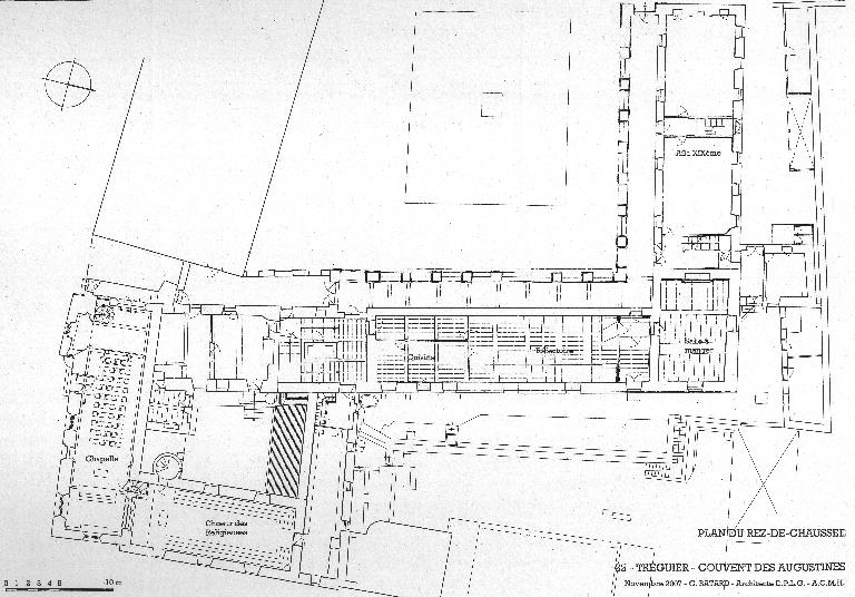 Couvent des Augustines - ancien Hôtel-Dieu, rue de La Chalotais (Tréguier)