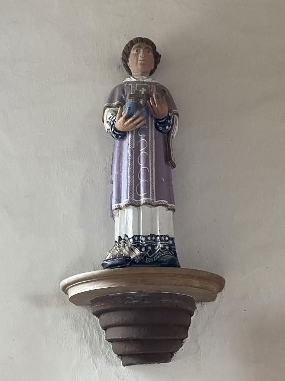 Statue : diacre, chapelle Saint-Yves (Cruguel)