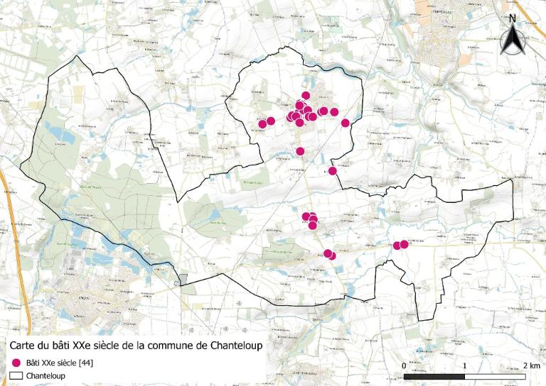 Présentation de la commune de Chanteloup : de pierre et de terre