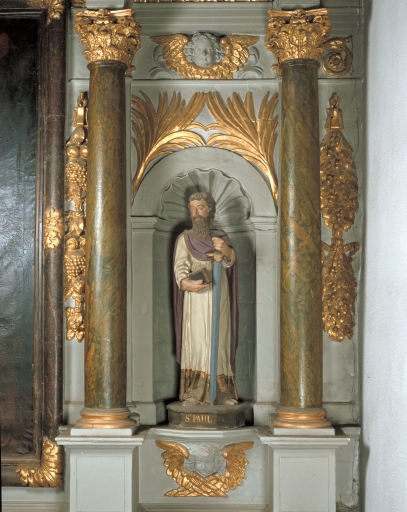 Statue : saint Paul (Guipry fusionnée en Guipry-Messac en 2016)
