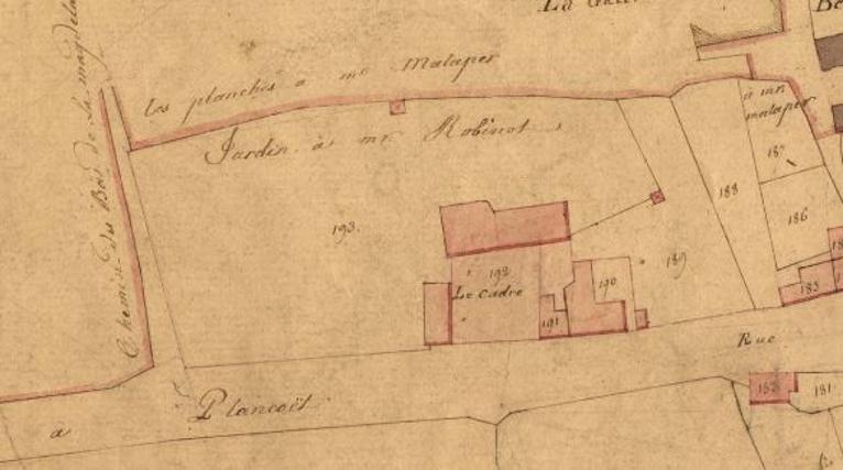 Ancien manoir du Cadre, 36 rue de la Madeleine (Plancoët)