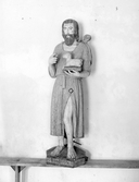 Statue (d'applique, petite nature) : saint Jean-Baptiste, chapelle Saint-Jean-Baptiste (Cléguérec)
