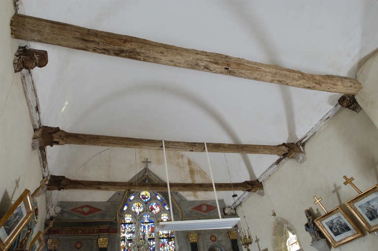 Décor de charpente : entraits, sablières