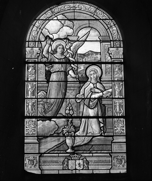 Verrières (7) : assomption de la vierge, annonciation, résurrection, église paroissiale Notre-Dame (La Couyère)