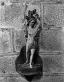 Statue (statuette) : saint Sébastien (1), église paroissiale Saint-Ronan (Locronan)