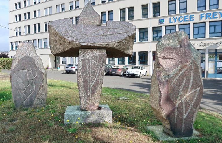 La décoration au titre du 1% artistique du Lycée Eugène Freyssinet,(Saint-Brieuc)