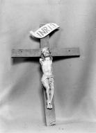 Croix (crucifix) : Christ en croix (n° 2), chapelle Saint-Sébastien (Saint-Ségal)