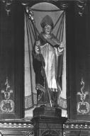 Statue (petite nature, d'applique) : saint Onneau, église paroissiale Saint-Onneau (Esquibien fusionnée en Audierne en 2016)