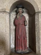Statuette : Saint Côme ou Saint Damien, église Saint-Servais (Saint-Servant-sur-Oust)