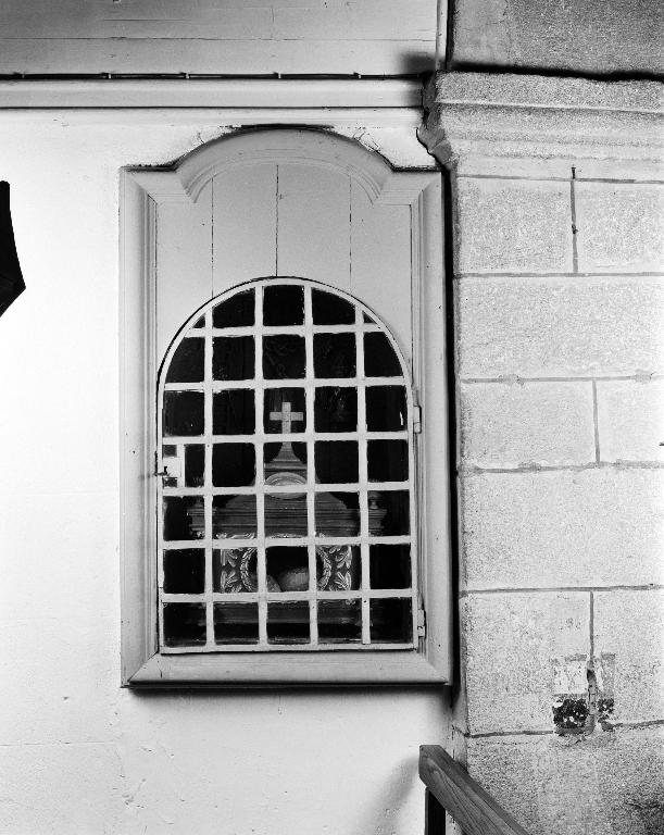 Châsse-reliquaire de saint Célestin et saint Gaudens, église Saint-Pierre (Lanouée fusionnée en Forges de Lanouée en 2019)