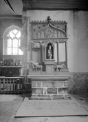 Retable (2, retable à panneau compartimenté, 2), style néo-gothique, chapelle Saint-Eloi (Guiscriff)