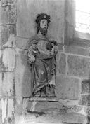 Statue (d'applique, petite nature) : saint Nicodème, église paroissiale Saint-Jean-Baptiste (Plourac'h)