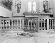 Clôture de choeur (table de communion), chapelle Saint-Nicodème et Notre-Dame-de-la-Rosée (Quéven)