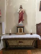 Autel, tabernacle (autel secondaire, autel tombeau), église paroissiale Saint-Laurent (La Grée-Saint-Laurent)