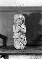 Statue (2, statuette) : anges, chapelle Notre-Dame, Kerluan (Châteaulin)