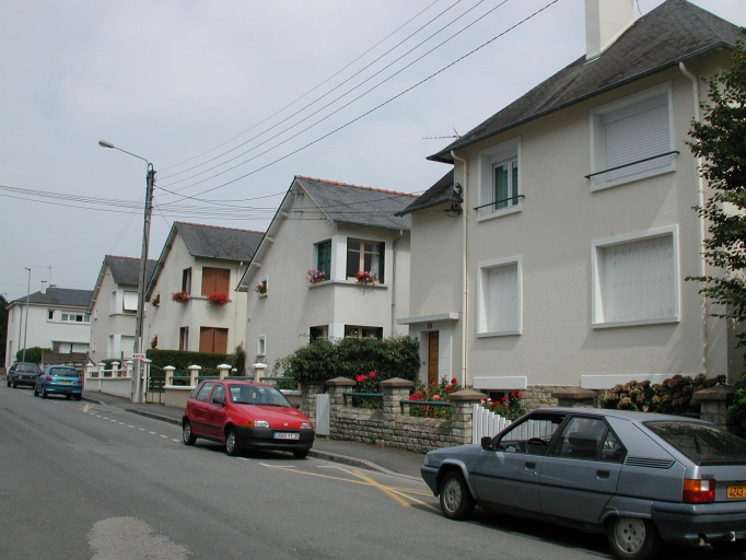 Maisons en série (6), 6 à 12 rue Commandant-Anjot ; 55 et 55bis rue Danton (Rennes)