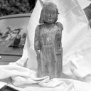 Statue (statuette, d'applique) : sainte non identifiée, chapelle Notre-Dame (Malguénac)