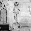 Statue (d'applique, petite nature) : saint Sébastien, église paroissiale Saint-Germain (Kerlaz)