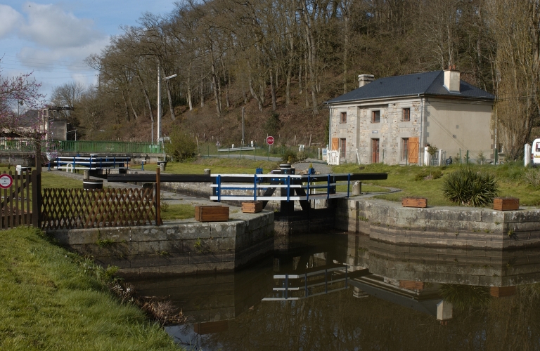 Site d'écluse de Saint-Germain, près de la Ville-en-Bois (Melesse)