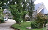 Maisons, alignement de quatre logis, les Landes-Pelées (Créhen)