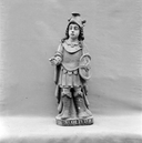 Statue (statuette) : saint Olivier, chapelle Sainte-Barbe (Ploéven)