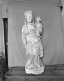 Statue (d'applique, petite nature) : Vierge à l'Enfant, église paroissiale Saint-Eneour (Plonéour-Lanvern)