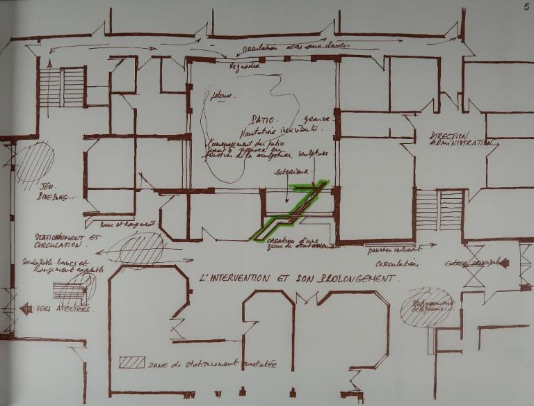 La décoration au titre du 1% artistique du Lycée professionnel Alphonse Pellé (Dol-de-Bretagne)