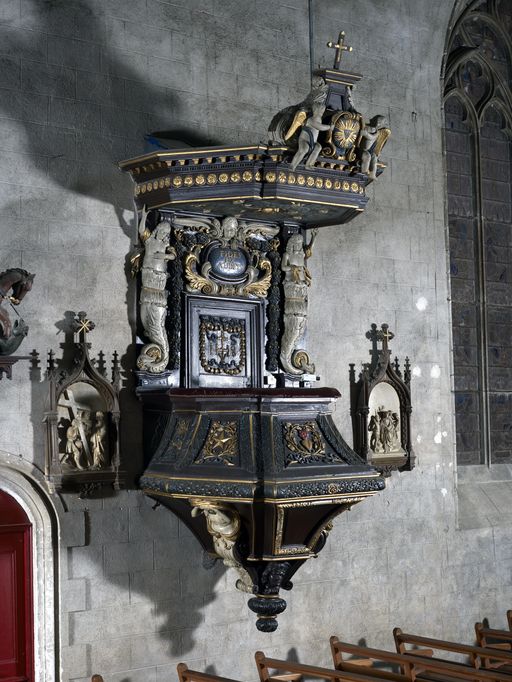 Chaire à prêcher, église Saint-Gilles (Malestroit)