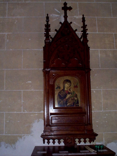 Estampe, cadre : Vierge à l'Enfant, dite Notre-Dame du Perpétuel Secours