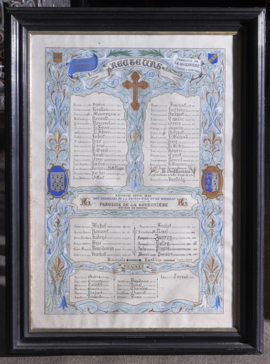 Tableau 1 : Recteurs de la paroisse