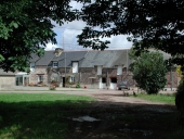Alignement de maisons, la Touche Guérin (Paimpont)