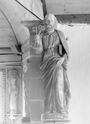 Statue (2, petite nature) : saint Pierre, saint Paul, chapelle Sainte-Madeleine (Langonnet)
