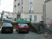 Escalier indépendant, rue du Champ-Dolent (Rennes)