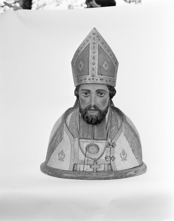 Buste-reliquaire : saint Clair, église paroissiale Saint-Martin (Ploeren)