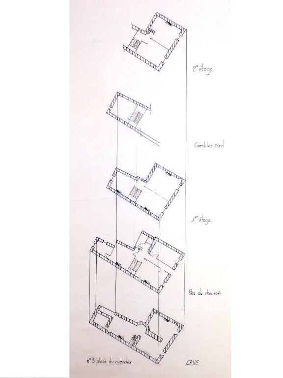 Maison, 3 place du Marchix (Vitré)